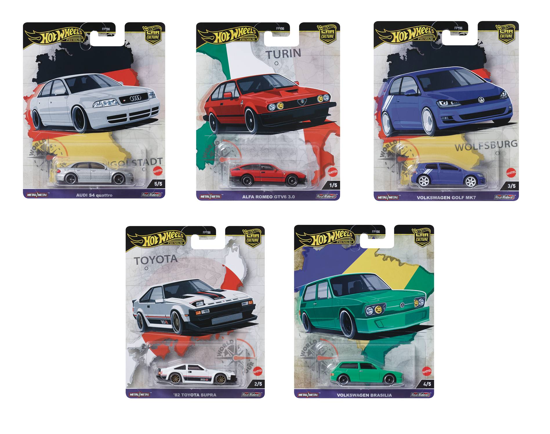 Hot Wheels Premium Car Culture World Tour Wave A Assortment GetPro Products