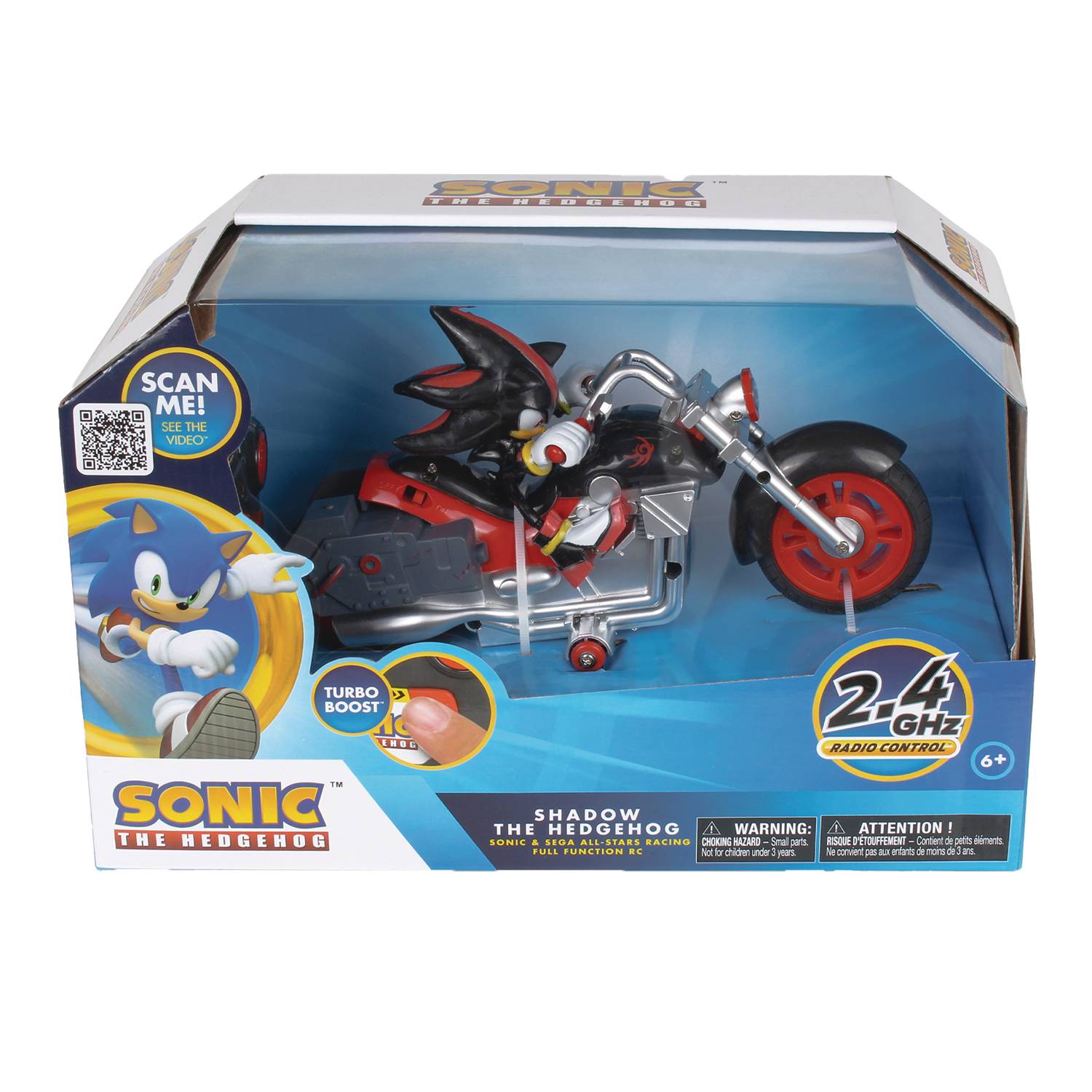 Sonic 2.4GHZ SSASR R/C Shadow Motorcycle W/Lights | GetPro Products
