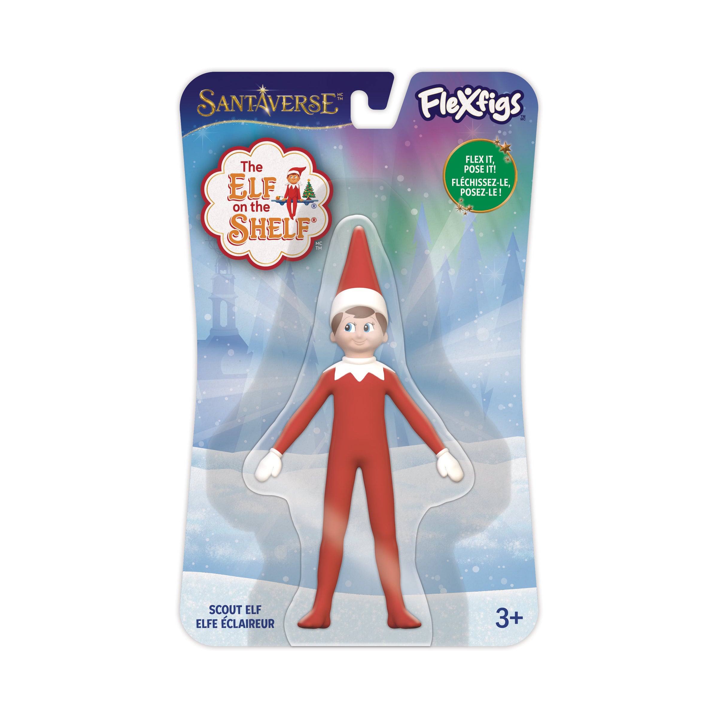 Flexfigs Elf on The Shelf Elf Scout Boy Blue Eyes | GetPro Products