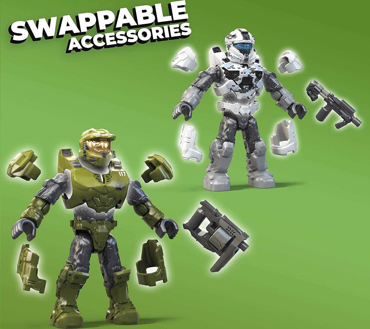 Halo Heroes Series Halo Master Chief Mega Construx Mega Bloks Halo