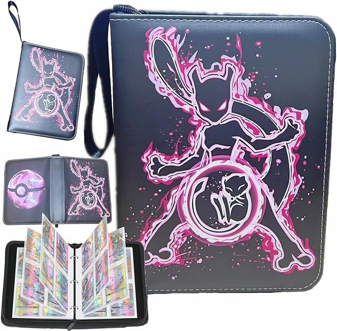 pokemon card binder mewtwo Amazon.com: Generic Mewtwo Premium 9-Pocket PRO-Binder for Pokémon,  UPM29Strap : Toys & Games main image 0