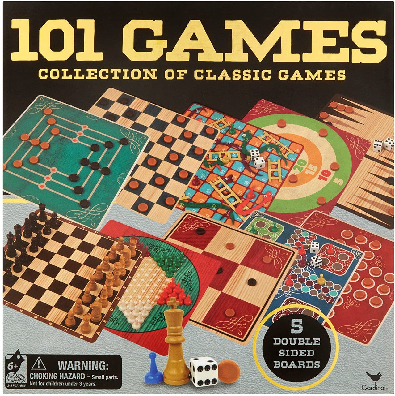 Cardinal 101 Games Collection Of Classic Games GetPro Products